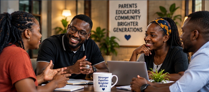 African family scene representing community